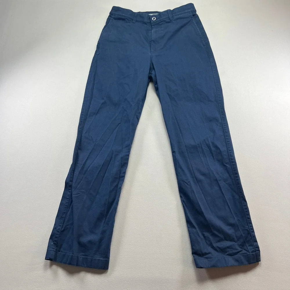 Roundtree & Yorke Pants Mens 32x32 Blue Cotton Stretch Classic Fit Straight Leg